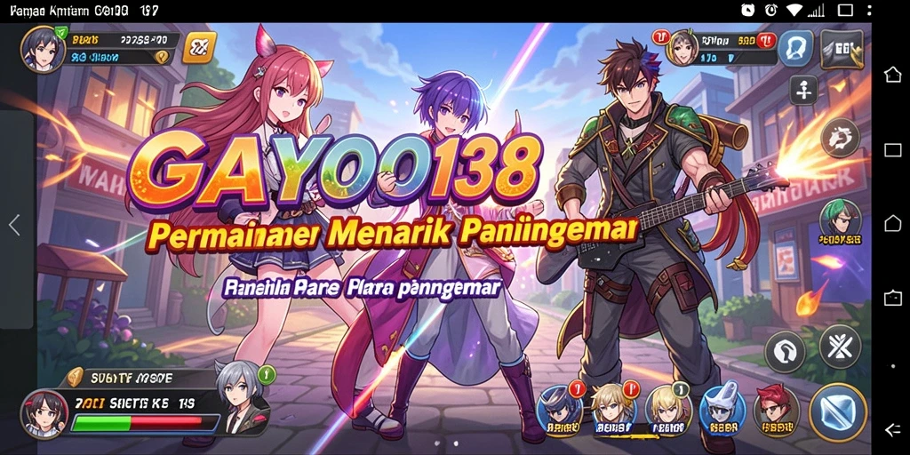 Tampilan gameplay menakjubkan dari GAYO138 dengan aksi seru.