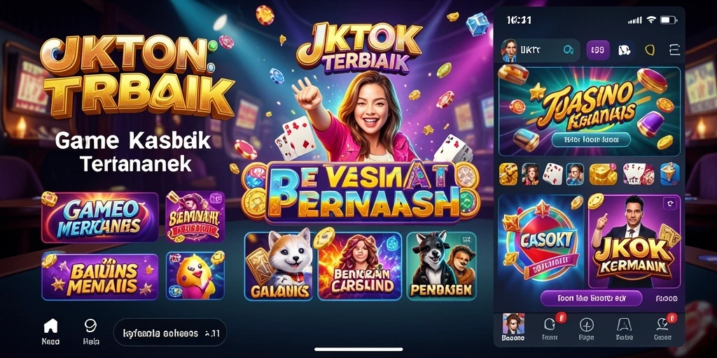 Screenshot utama JKTOK menampilkan gameplay Kasino yang seru dan menarik.