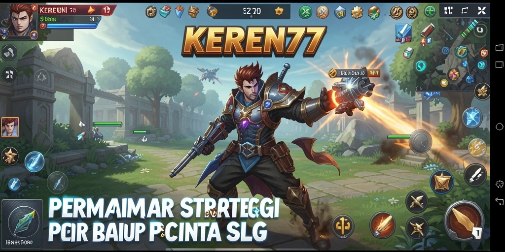 Tampilan dinamis gameplay KEREN77 yang penuh strategi.
