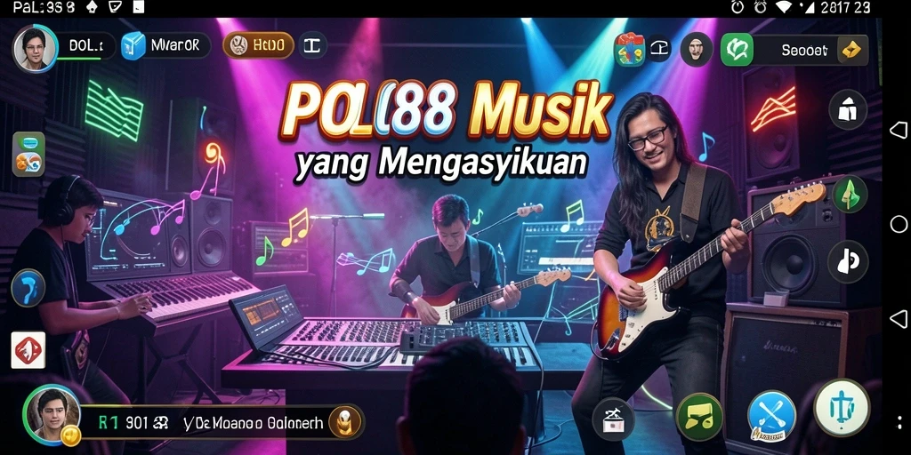 Tampilan interaktif dari permainan musik POL88 yang mengasyikkan.
