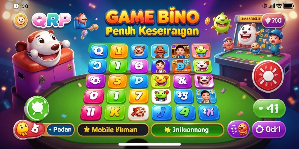 Tampilan gameplay QQRP yang menarik dalam suasana Bingo.
