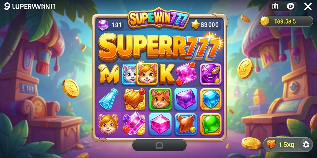 Gameplay seru dan penuh warna dalam SUPERWIN777.