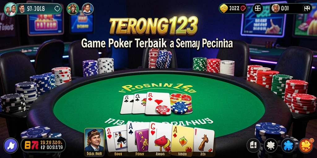 Screenshot gameplay yang menampilkan aksi seru dalam permainan Poker.